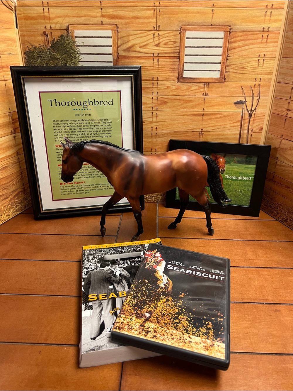Breyer Gift Set: Seabiscuit / Thoroughbred